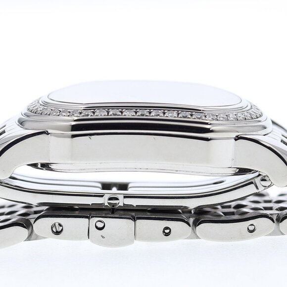 TIFFANY&Co. Mark coupe Diamond Bezel Silver Dial Quartz Ladies Watch_894689 main image 4